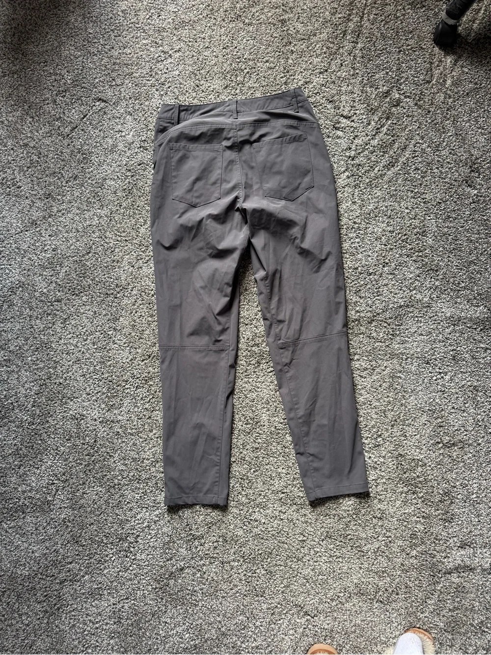 all in motion Men's Charcoal Slim Stretch Chinos